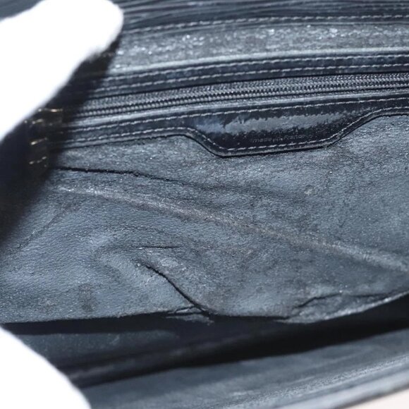 LOUIS VUITTON Epi Sac Plat Hand Bag Black LV Auth - Picture 10 of 16